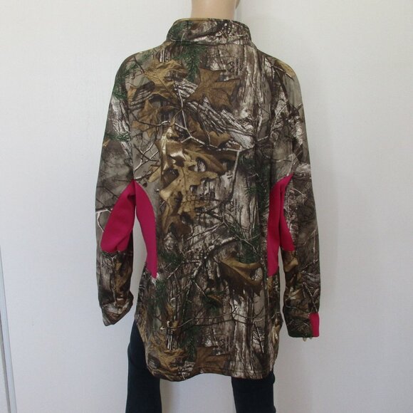 REALTREE 1/4 Zip Top Size 2XL Camo Print Pullover - Picture 5 of 7